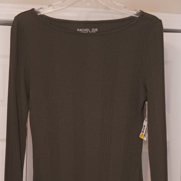 3/$18 or 5/$25 Rachel Zoe Green Long Sleeve Top Size Large - Picture 4 of 6